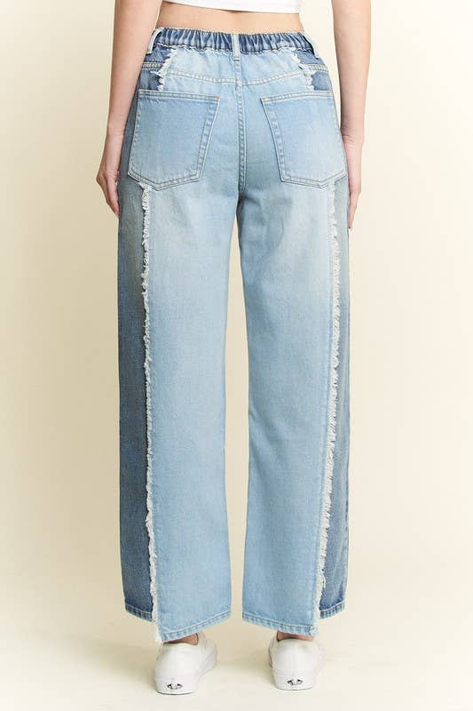SPLIT DECISION DENIM PANTS