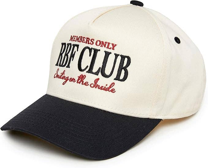 Two Tone Cap - RBF Club - Beige/Black