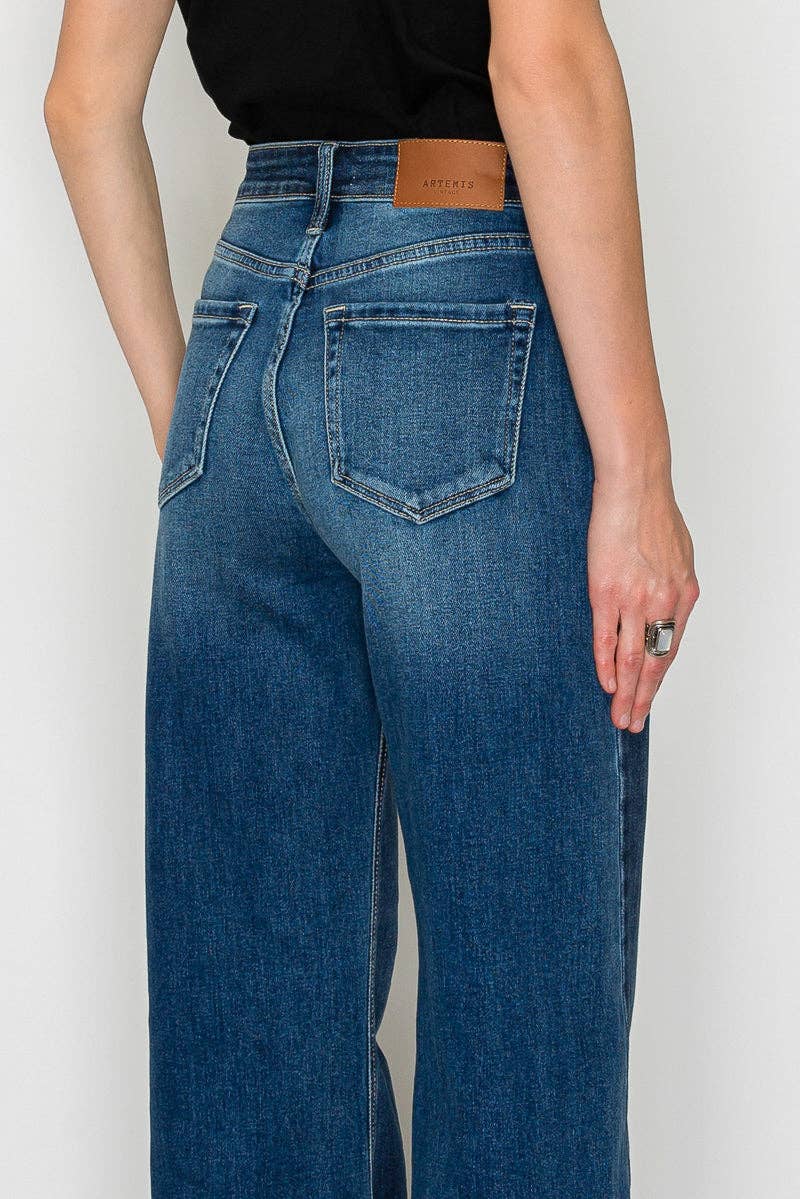 HIGH RISE FLARE JEANS