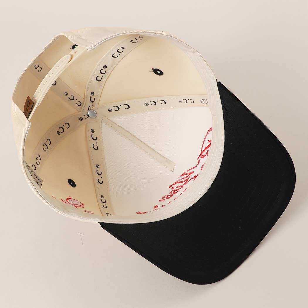Miss Behavin' Embroidered Two-Tone Trucker Hat