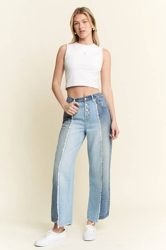 SPLIT DECISION DENIM PANTS
