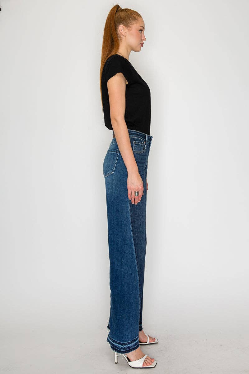 HIGH RISE FLARE JEANS